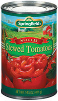 Springfield Sliced Stewed Tomatoes 14.5 Oz Can