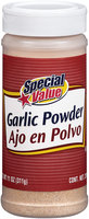 Special Value Garlic Powder 11 oz. Jar
