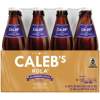 Caleb's Kola® Blueberry Spice Sparkling Water 12-10 fl. oz. Bottles