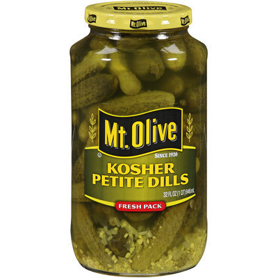 Mt. Olive Kosher Petite Dills Fresh Pack 32 fl. oz. Jar