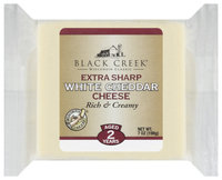 Black Creek Extra Sharp White Cheddar Cheese 7 Oz Wrapper