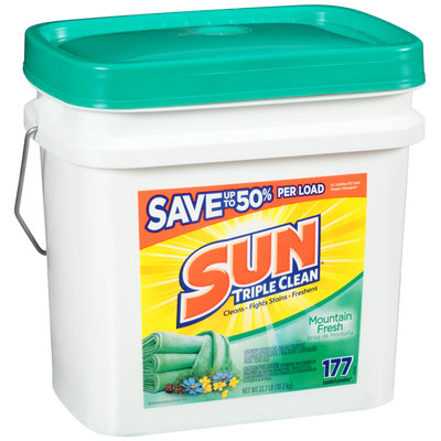 Sun® Mountain Fresh 177 Loads Laundry Detergent 22.7 lb. Pail