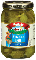 Heifetz Kosher Dill Slices Pickles