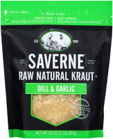 Saverne® Raw Natural Dill & Garlic Kraut 16 oz. Pouch