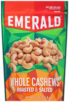 Emerald® Roasted & Salted Whole Cashews 5 oz Bag