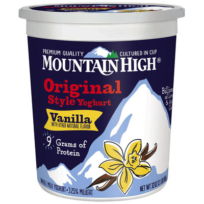 Mountain High® Vanilla Original Style Yoghurt 32 oz. Tub
