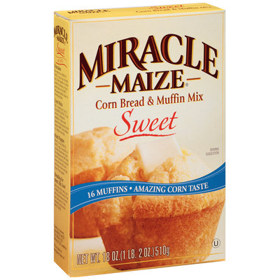 Miracle Maize® Sweet Corn Bread & Muffin Mix 18 oz. Box