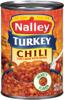 Nalley® Turkey Chili con Carne with Beans 14 oz. Can