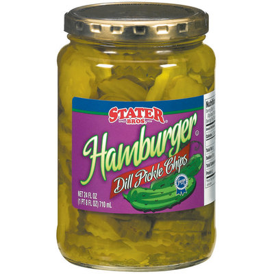 Stater Bros. Hamburger Dill Chips Pickles