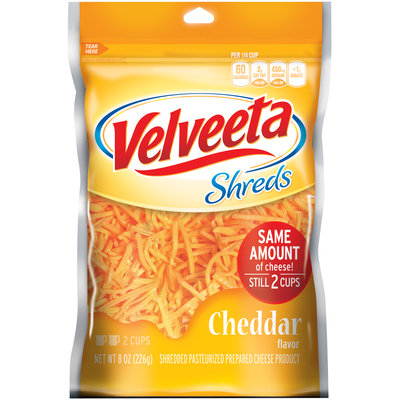 Kraft Cheddar Flavor Velveeta Shreds 8 oz. Bag