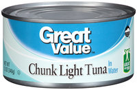 Great Value™ Chunk Light Tuna in Water 12 oz. Can
