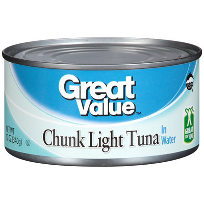 Great Value™ Chunk Light Tuna in Water 12 oz. Can