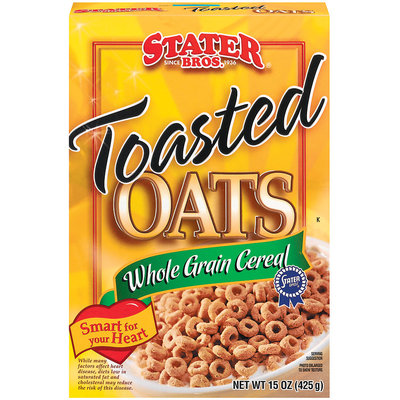 Stater Bros. Toasted Oats Cereal 15 Oz Box