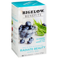 Bigelow® Benefits Blueberry & Aloe Herbal Tea Bags 18 ct Box