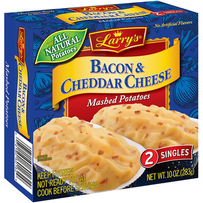 Larry's® Bacon & Cheddar Cheese Mashed Potatoes 2 ct. Box