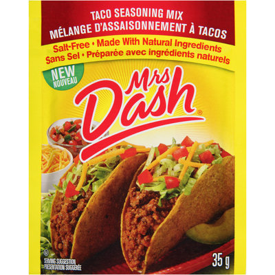 Mrs Dash® Taco Seasoning Mix 35g Packet