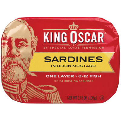 King Oscar® One Layer Sardines in Dijon Mustard 3.75 oz. Tin