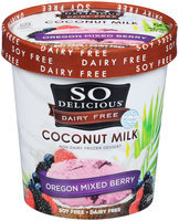 So Delicious® Coconut Milk Oregon Mixed Berry Non-Dairy Frozen Dessert 1 pt. Tub