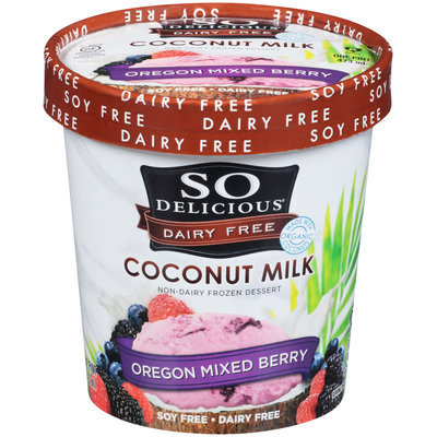 So Delicious® Coconut Milk Oregon Mixed Berry Non-Dairy Frozen Dessert 1 pt. Tub