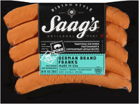 Saag's™ Bistro Style German Brand Franks 10 oz. Package