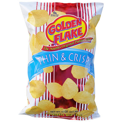 Golden Flake® Thin & Crispy Potato Chips 11 oz. Bag