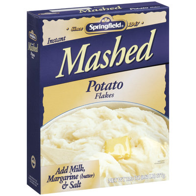 Springfield Instant Mashed Potato Flakes 13.3 Oz Box