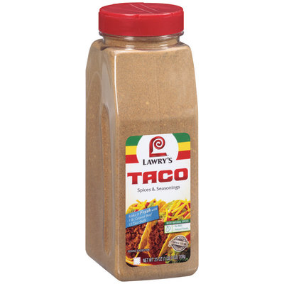 Lawry's W/Natural Spices Taco Spices & Seasonings 25 Oz Shaker