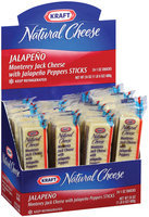 Kraft Natural Cheese Snacks Monterey Jack W/Jalapeno Peppers Cheese Stick