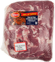 Tyson® Bone in Pork Shoulder Butt Steaks