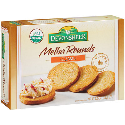 Devonsheer® Melba Rounds Sesame 5.25 oz. Box