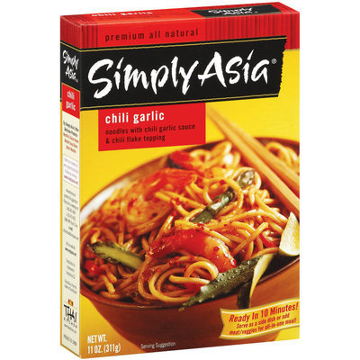 Simply Asia SA Chili & Garlic Noodles Noodles & Sauce 11 Oz Box