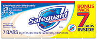 Safeguard Antibacterial Beige Deodorant Bar Soap 7 ct