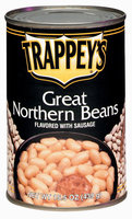Trappey's Flavored W/Sausage Great Northern Beans 15.5 Oz Can