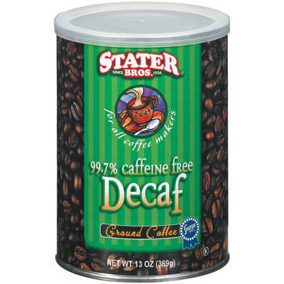 Stater Bros. Decaf Ground Coffee 13 Oz Canister