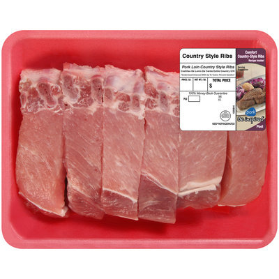 Farmland® Pork Loin Country Style Ribs Tray