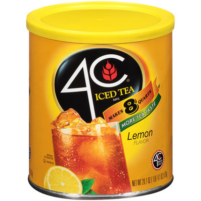 4C® Lemon Iced Tea Mix 20.1 oz. Canister