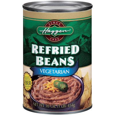Haggen Vegetarian Refried Beans 16 Oz Can