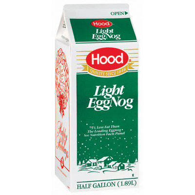 Hood Light Egg Nog .5 Gal Carton