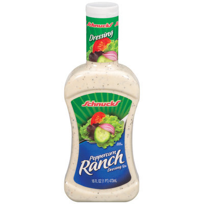 Schnucks Ranch Peppercorn Dressing 16 Oz Squeeze Bottle