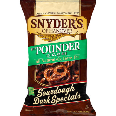 Snyder's Of Hanover The Pounder Sourdough Dark Specials Pretzels