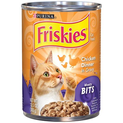 Friskies® Meaty Bits Chicken Dinner in Gravy Cat Food