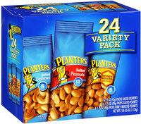 Planters Variety Pack Salted Cashews, Salted Peanuts, Honey Roasted Peanuts