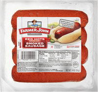 Farmer John® Red Hots Extra Hot Smoked Sausage 14 oz. Pack