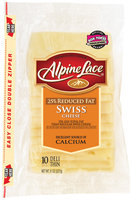 Alpine Lace® Swiss Reduced Fat Slices Deli Cheese 8 Oz Shingle Pack