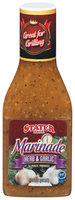 Stater Bros. Herb & Garlic 30 Minute Marinade 12 Fl Oz Plastic Bottle