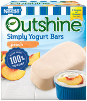 OUTSHINE ® Simply Yogurt Bars, Peach, 4 count