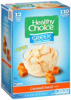 Healthy Choice® Greek Frozen Yogurt Caramel Swirl 12-4 fl. oz. Cups
