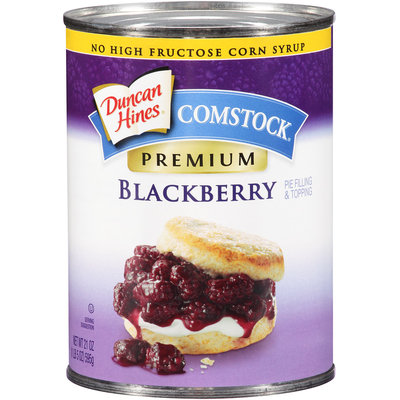 Duncan Hines® Comstock® Premium Blackberry Pie Filling & Topping 21 oz. Can