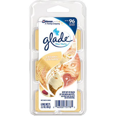 Glade® Creamy Custard™ Wax Melts Refill 6 ct Clamshell
