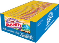 RAISINETS Milk Chocolate Covered Raisins 3.5 oz. Video Box (Pack of 18)